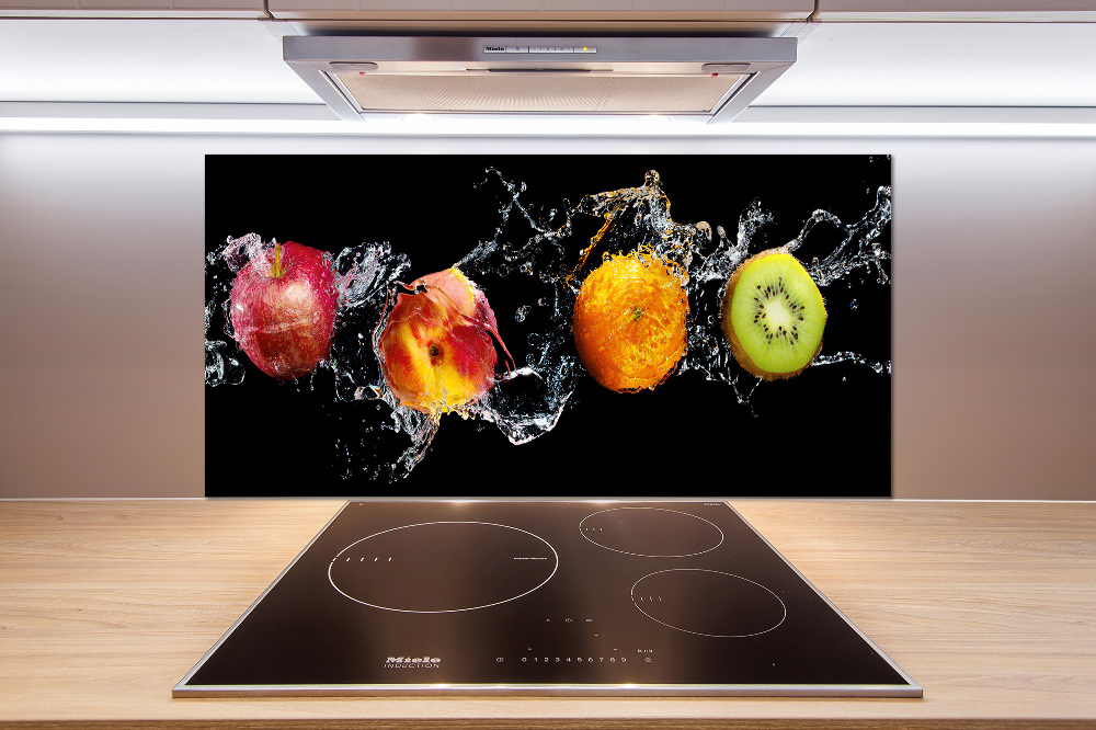 Cooker splashback Fruit and water