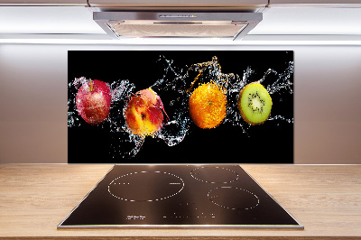 Cooker splashback Fruit and water