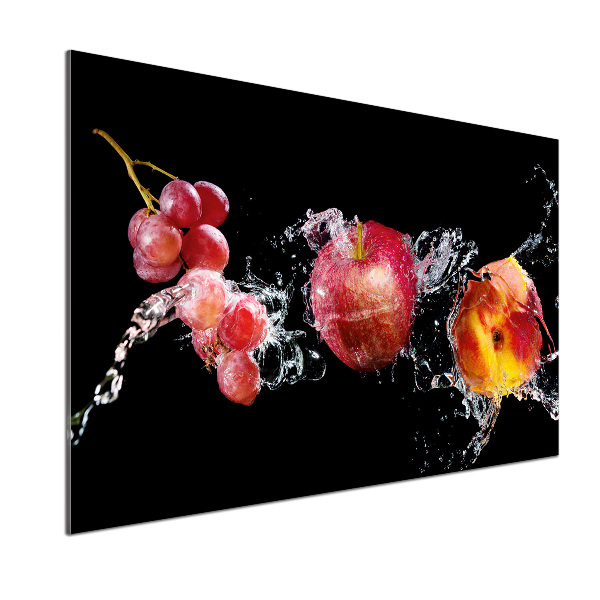 Cooker splashback Fruit and water