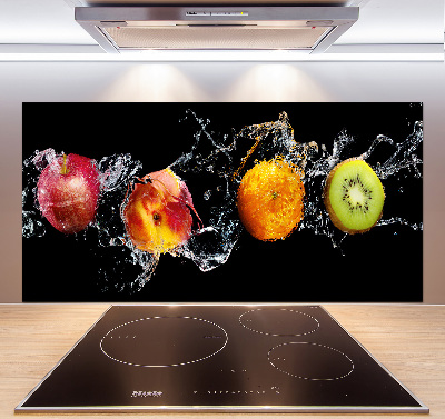 Cooker splashback Fruit and water