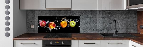 Cooker splashback Fruit and water