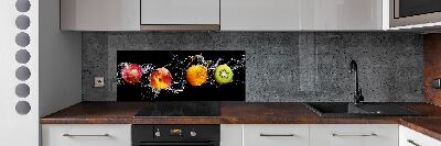 Cooker splashback Fruit and water