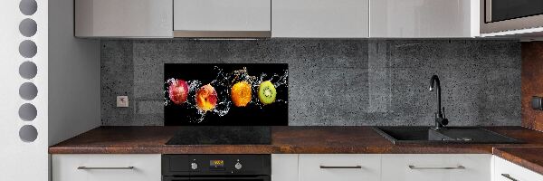 Cooker splashback Fruit and water