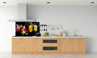 Cooker splashback Fruit and water