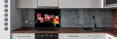 Cooker splashback Fruit and water