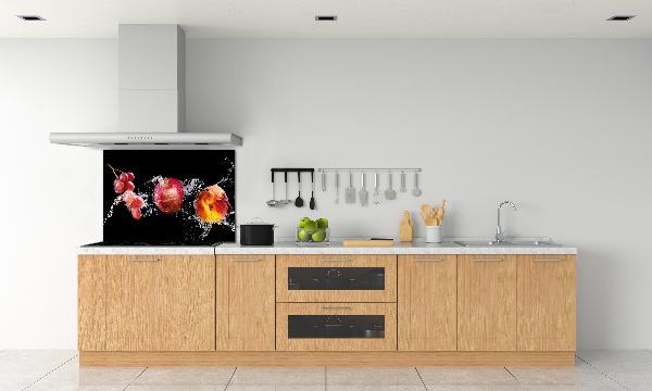 Cooker splashback Fruit and water