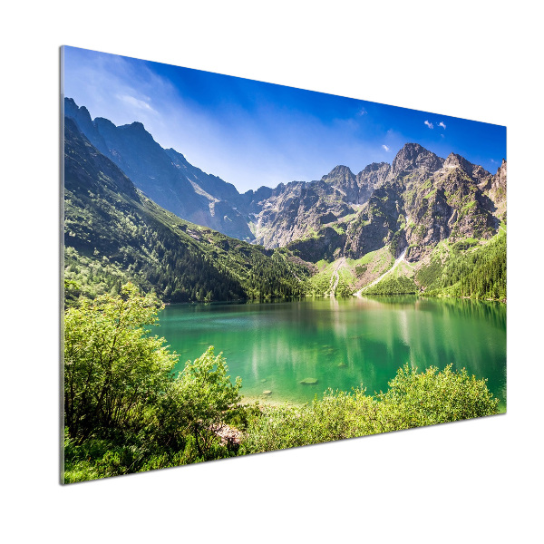 Cooker splashback Morskie Oko Tatry