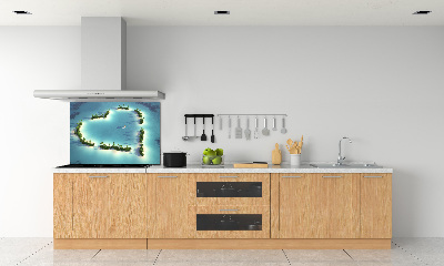 Cooker splashback Islands shape