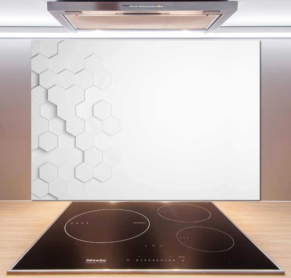 Cooker splashback Background hexagon