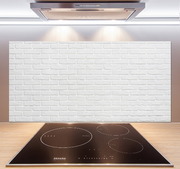 Cooker splashback Brick wall