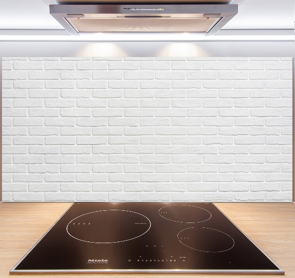 Cooker splashback Brick wall