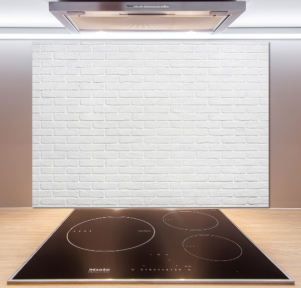 Cooker splashback Brick wall