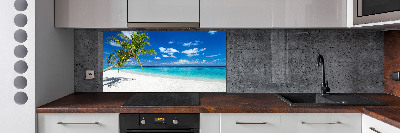 Cooker splashback Tropical beach