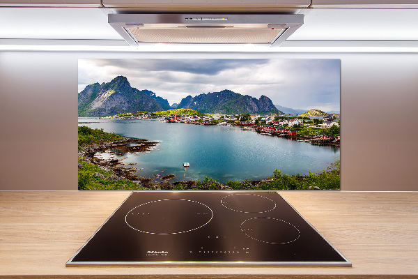 Cooker splashback Lofoty in Norway