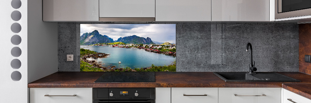 Cooker splashback Lofoty in Norway