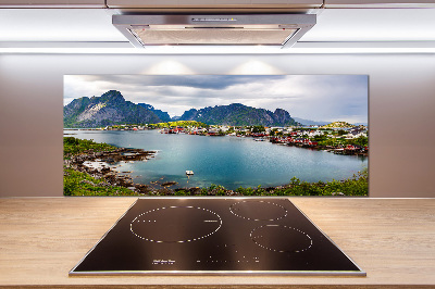 Cooker splashback Lofoty in Norway