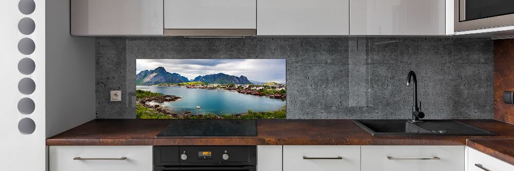 Cooker splashback Lofoty in Norway