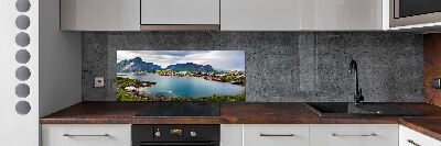 Cooker splashback Lofoty in Norway