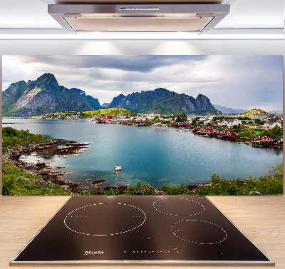 Cooker splashback Lofoty in Norway