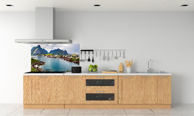 Cooker splashback Lofoty in Norway