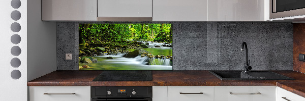 Cooker splashback Mountain stream