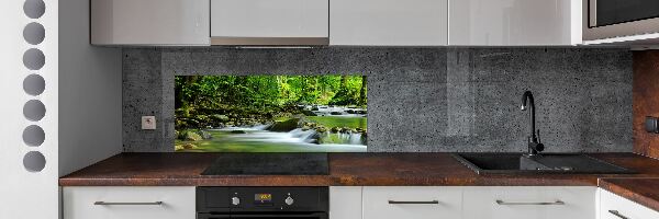 Cooker splashback Mountain stream