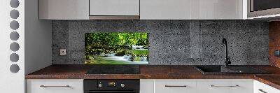 Cooker splashback Mountain stream