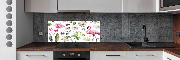 Cooker splashback Tropical collection