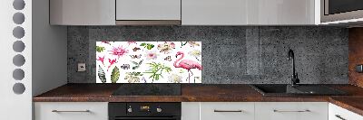 Cooker splashback Tropical collection