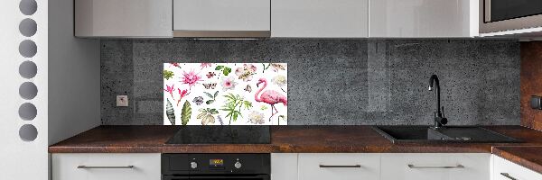 Cooker splashback Tropical collection