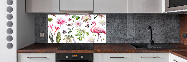 Cooker splashback Tropical collection