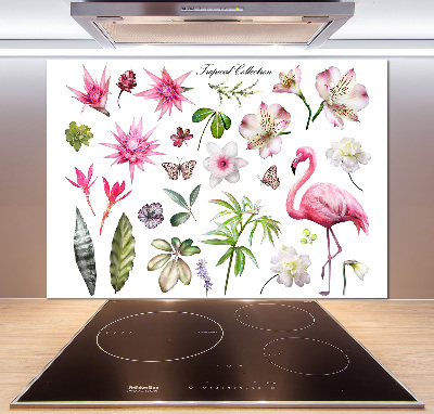 Cooker splashback Tropical collection