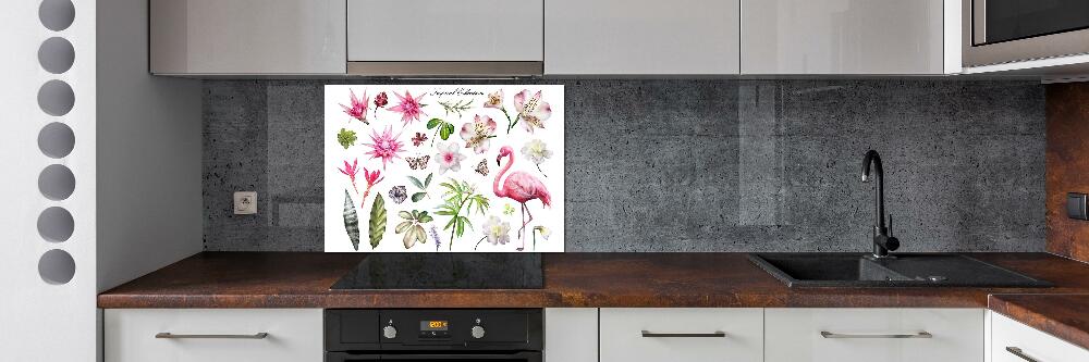 Cooker splashback Tropical collection