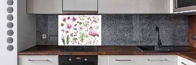 Cooker splashback Tropical collection