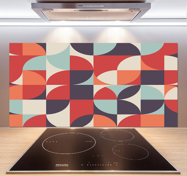 Cooker splashback Abstract background