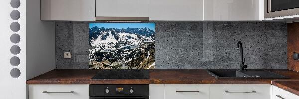 Cooker splashback Lake in the Tatra Mountains