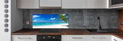 Cooker splashback Tropical beach