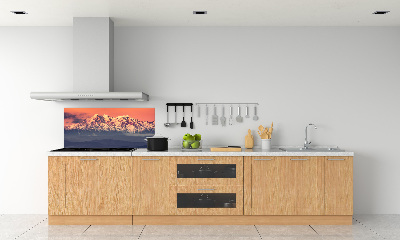 Cooker splashback Sunrise of the Tatra Mountains