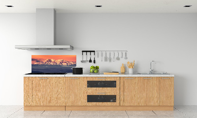 Cooker splashback Sunrise of the Tatra Mountains