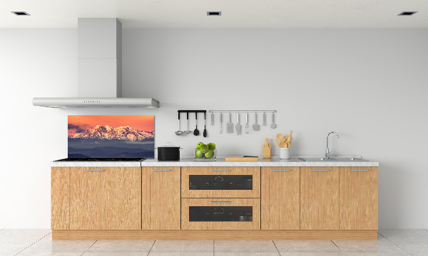 Cooker splashback Sunrise of the Tatra Mountains