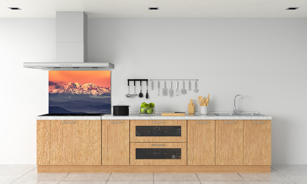 Cooker splashback Sunrise of the Tatra Mountains