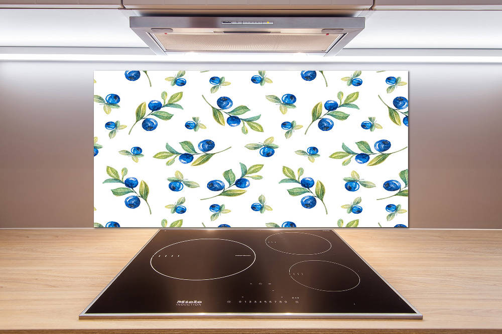 Kitchen splashback Blueberry