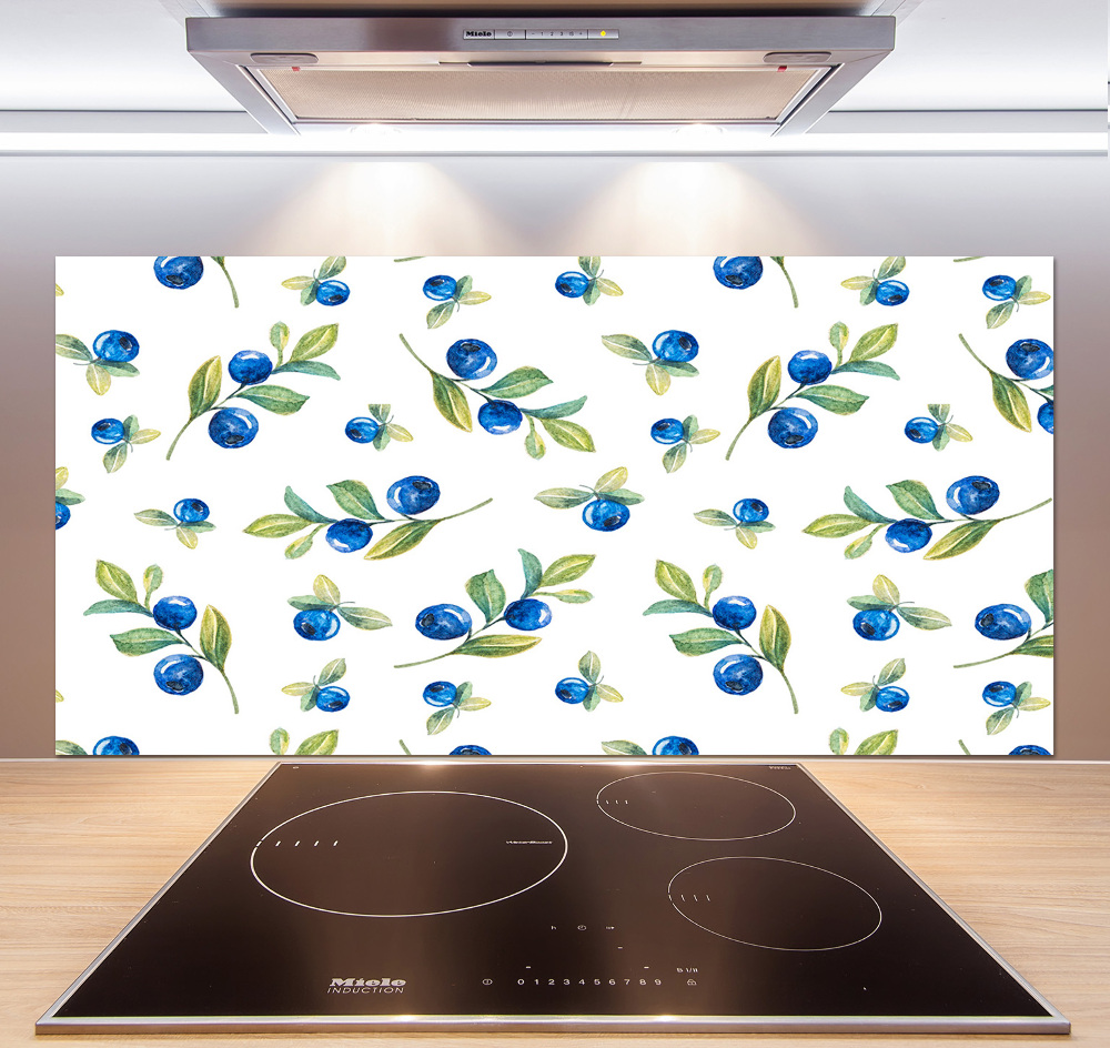 Kitchen splashback Blueberry