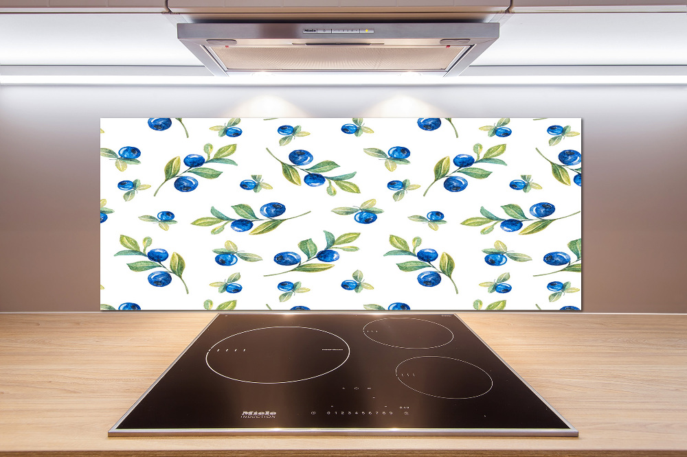 Kitchen splashback Blueberry