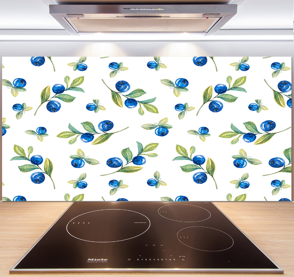 Kitchen splashback Blueberry