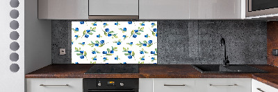 Kitchen splashback Blueberry