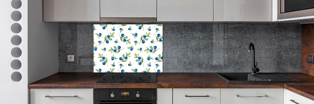 Kitchen splashback Blueberry