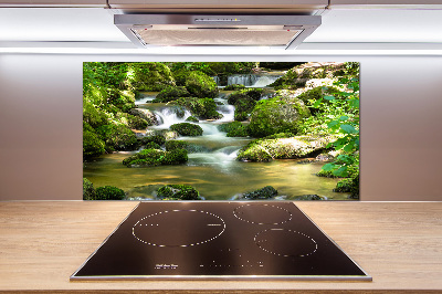 Cooker splashback Waterfall