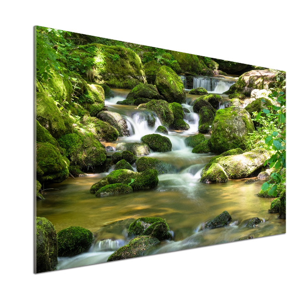 Cooker splashback Waterfall