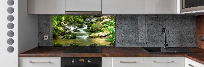 Cooker splashback Waterfall